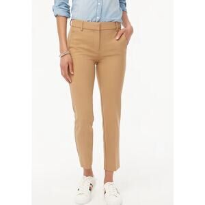 New J. Crew Ruby Pant Women’s Trouser Slim Leg Camel Tan Brown NWT 2